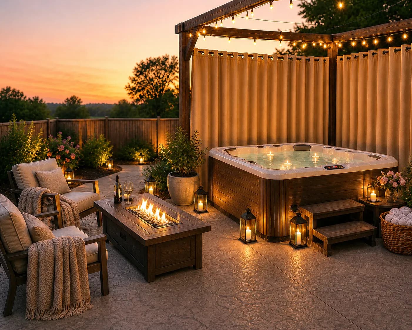 Private Hot Tub Soak
