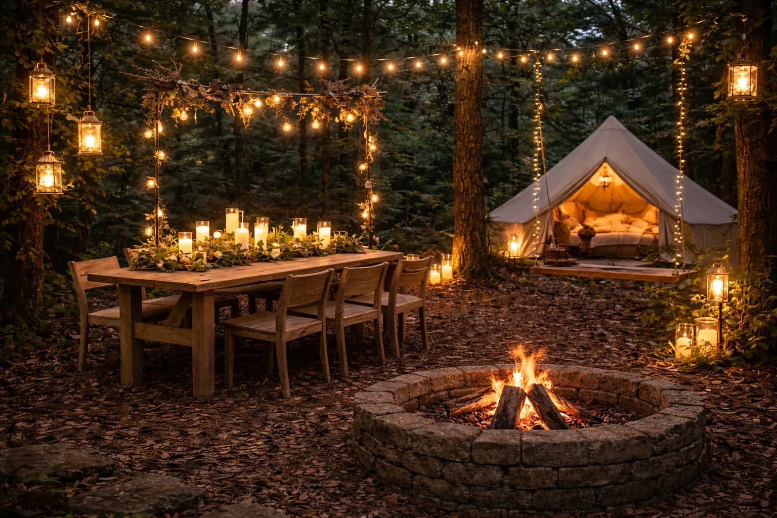 Curated Bell Tent Site — image 1 of 4